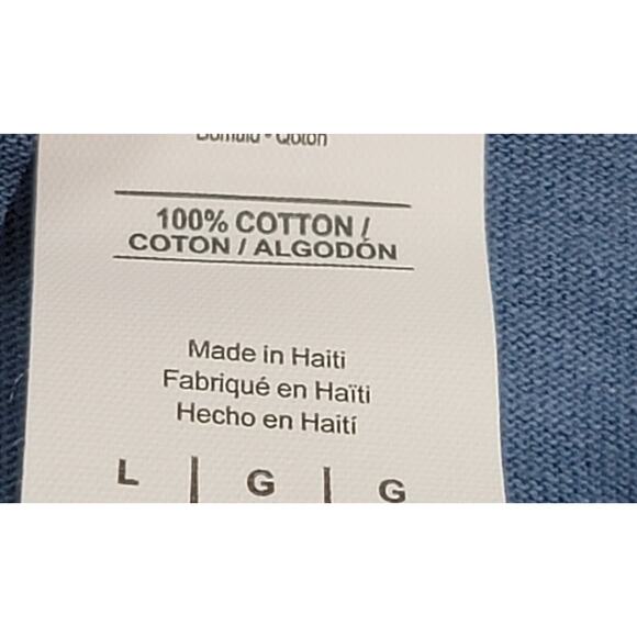 Gildan Blue San Diego California 1850 Graphic Shirt Large Lightweight Stretchy - Picture 4 of 5